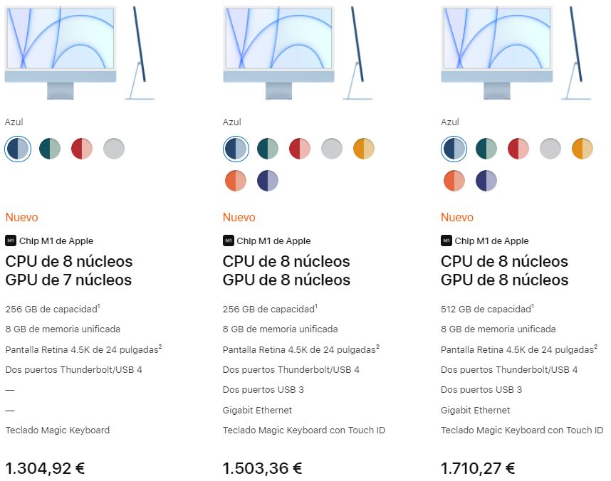 apple descuento estudiante imac chip m1